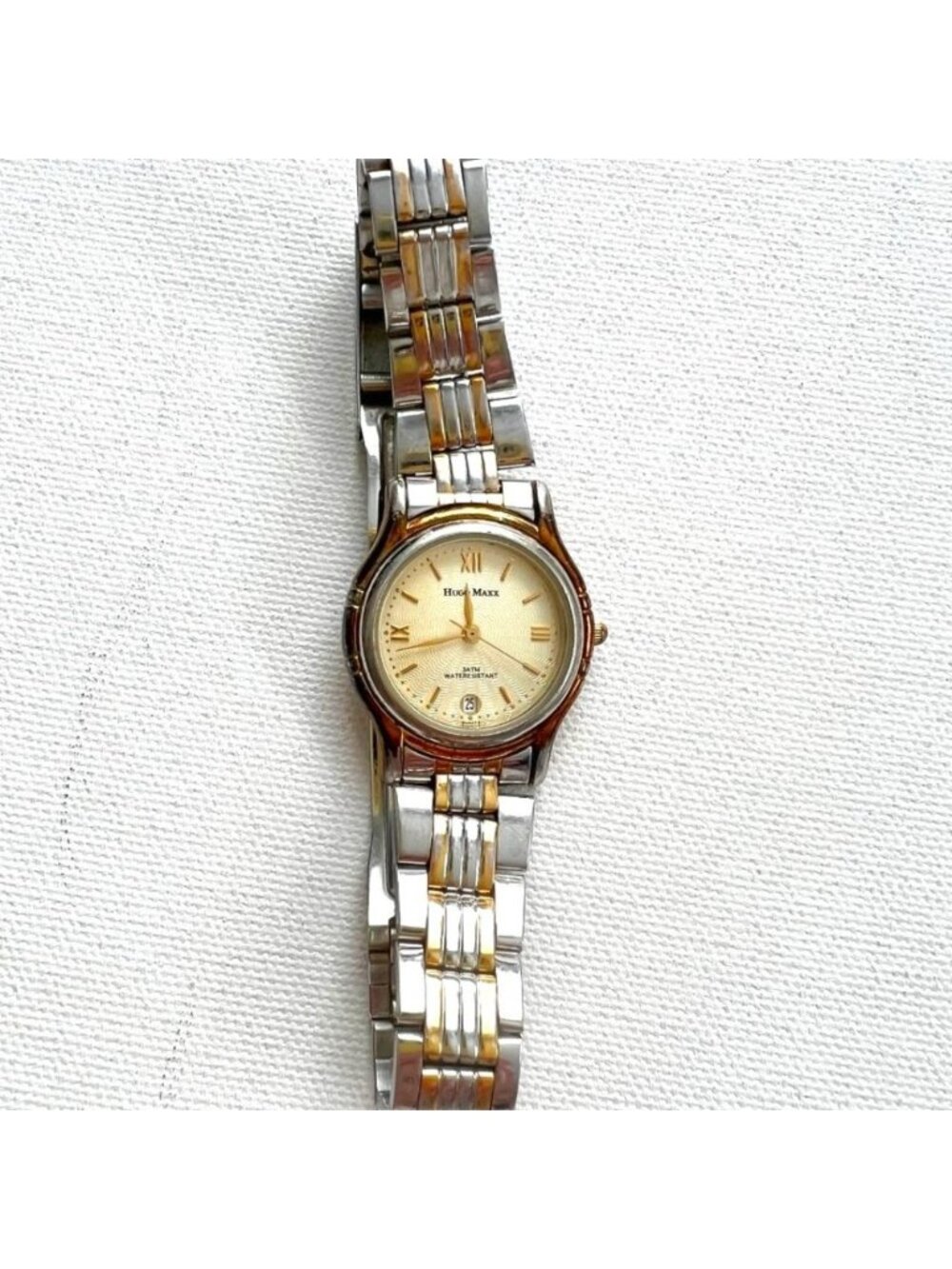 Hugo Maxx 18K Gold Plated Water Resistant Watch